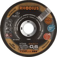RHODIUS Trennscheibe XTK6 EXACT D125x06mm ger-INOX Bohr-2223mm RHODIUS VE: 50St-