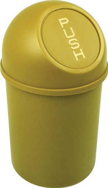 Abfallbehälter H375xØ214mm 6l gelb HELIT