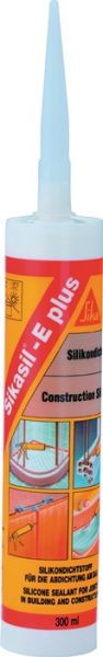 Silicondichtstoff SIKASIL E plus transp.300 ml Kartusche SIKA VE: 12