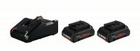 Bosch Professional Akku Starter-Set: 2 x ProCORE 18 Volt, 4.0 Ah und GAL 18V-40