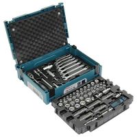 Makita Werkzeug-Set 120-teilig bestehend aus Handwerkzeugen und Zubehoer in einem MAKPAC Gr- 1