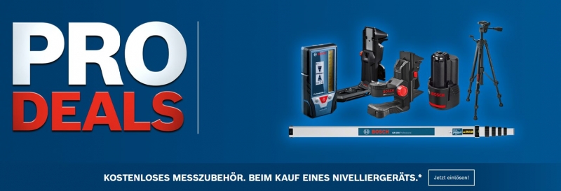 Bosch Professional Nivelliergerät kaufen - Prämie sichern!
