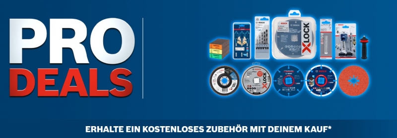 Bosch Zubehör für Elektrowerkzeug Aktion 2023