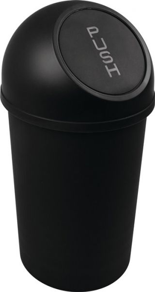 Abfallbehälter H490xØ253mm 13l schwarz HELIT