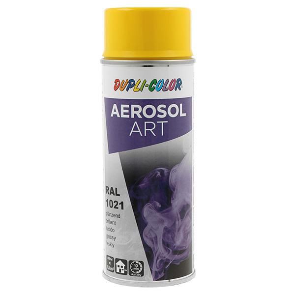 Buntlackspray AEROSOL Art rapsgelb glänzend RAL 1021 400ml Spraydose VE: 6
